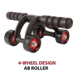 4 Wheels Abs Roller with Knee Mat