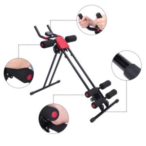 Adjustable AB Fitness Waist Trainer Core Toner Cruncher Fitness Equipment AB Machine