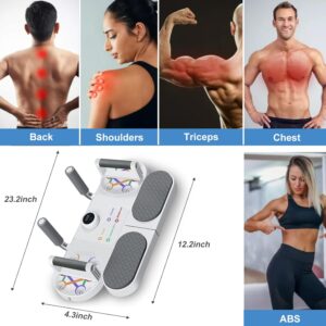 Multi-Function Portable Push Up Bar, Plank System, Resistance Bands and Electronic Counter