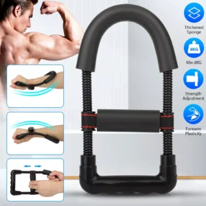Wrist Exerciser, Forearm Strengthener, Hand Grip Equipment, Arm Hand Grip Workout Strength Trainer Home Gym Workout